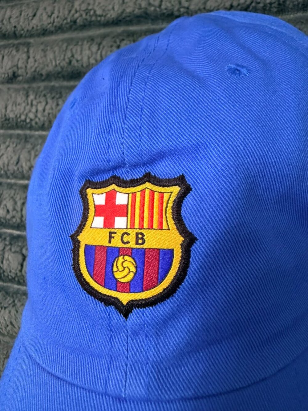 FC Barcelona Nike Heritage 86 Hat Bright Blue Adjustable Soccer Cap OSFA - Picture 3 of 7
